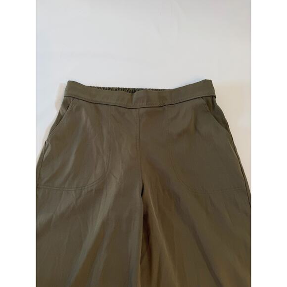 Max Studio Wide Leg Pull On Pants Womens XL Green Career Office Boho Chic - Picture 7 of 16